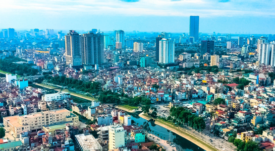 ベトナム ハノイ市の風景